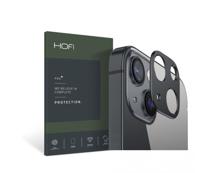 Hofi Alucam Pro+ Camera Cover Μεταλλικό Πλαίσιο Κάμερας Black (iPhone 13 / 13 Mini)