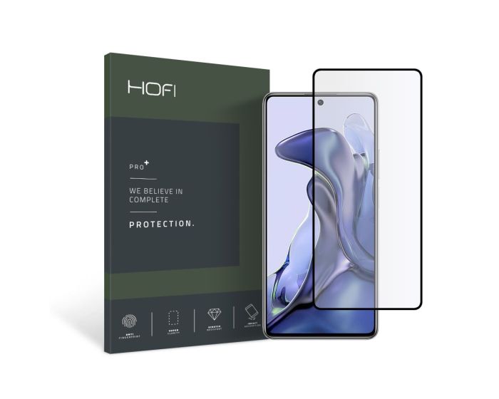 Hofi Glass Pro+ 9H Tempered Glass Screen Prοtector Black (Xiaomi 11T / 11T Pro)