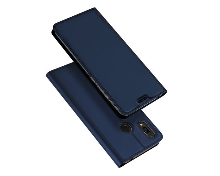 DUX DUCIS SkinPro Wallet Case Θήκη Πορτοφόλι με Stand - Navy Blue (Huawei Nova 3)