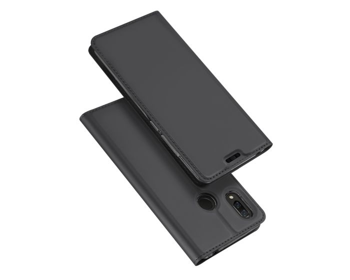 DUX DUCIS SkinPro Wallet Case Θήκη Πορτοφόλι με Stand - Gray (Huawei Nova 3)