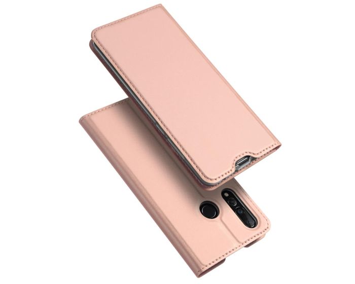 DUX DUCIS SkinPro Wallet Case Θήκη Πορτοφόλι με Stand - Rose Gold (Huawei Nova 4)