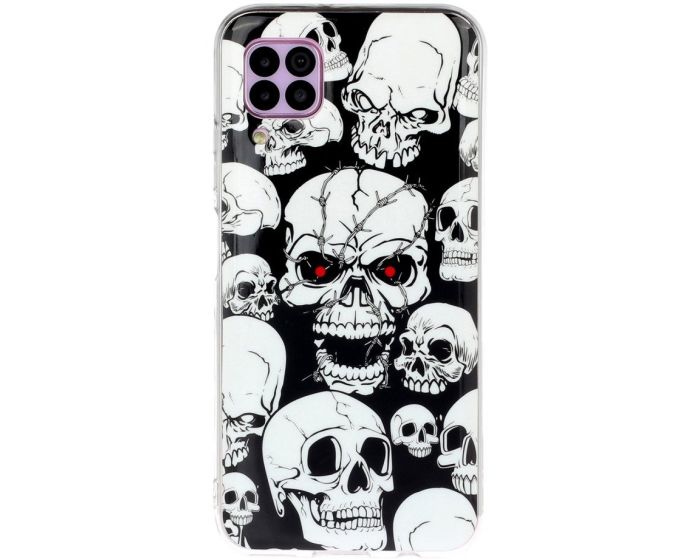 IMD Luminous Case Skulls Θήκη Σιλικόνης (Huawei P40 Lite)