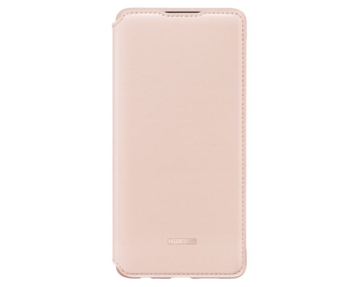 Huawei Wallet Flip Cover Case (51992856) Θήκη Πορτοφόλι Pink (Huawei P30)