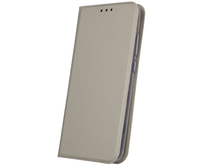 Smart Skin Wallet Case Θήκη Πορτοφόλι με Stand - Gold (Huawei Y5P / Honor 9s)