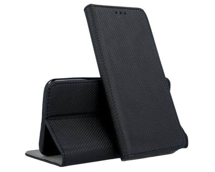 Forcell Smart Book Case με Δυνατότητα Stand Θήκη Πορτοφόλι Black (Huawei Y9 2019)