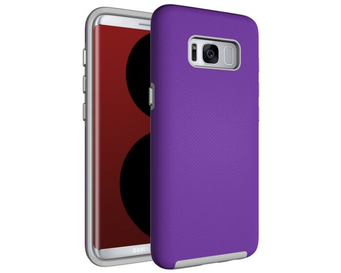 Hurtel 2 in 1 Hybrid Armor Ανθεκτική Θήκη - Purple (Samsung Galaxy S8 Plus)
