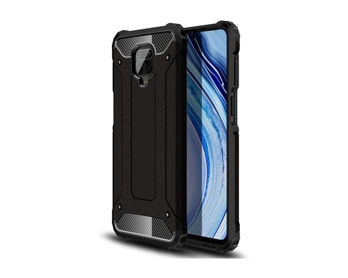 Forcell Hybrid Tech Armor Case Ανθεκτική Θήκη - Black (Xiaomi Redmi Note 9s / 9 Pro / 9 Pro Max)
