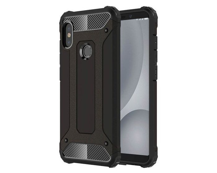 Forcell Hybrid Tech Armor Case Ανθεκτική Θήκη - Black (Xiaomi Redmi S2)