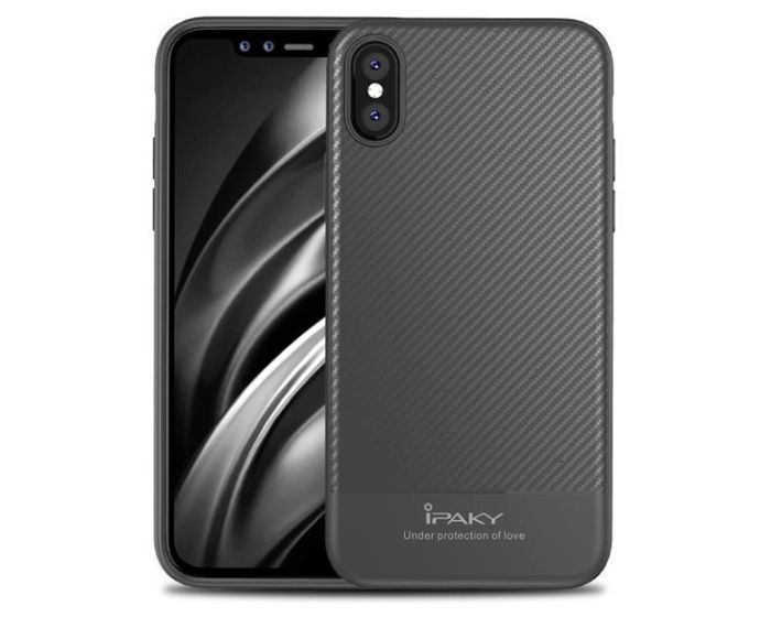 iPAKY Carbon Fiber Armor Case (26641) Grey (iPhone X / Xs)