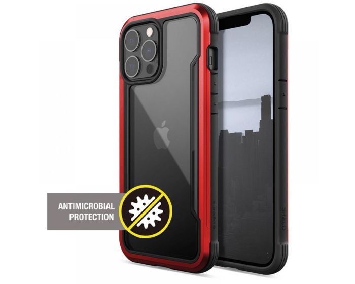 X-Doria Raptic Shield Pro (R-472623) Ανθεκτική Θήκη Red (iPhone 13 Pro Max)