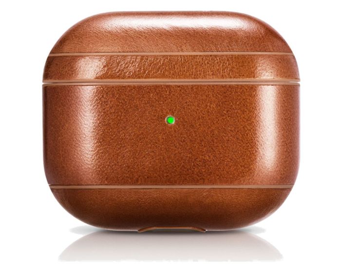 iCarer Vintage Leather AirPods 4 Case Δερμάτινη Θήκη για Apple Airpods 4 - Classic Brown - MT82694