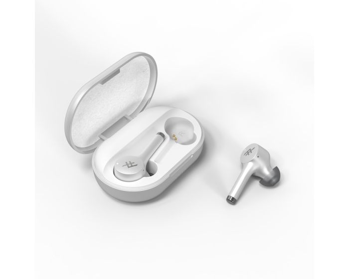 iFrogz Airtime Pro TWS Wireless Bluetooth Earbuds + Charging Case - White