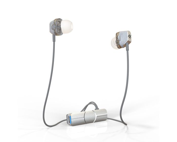 iFrogz Impulse DUO Dual Driver Ασύρματα Ακουστικά με Μικρόφωνο - White