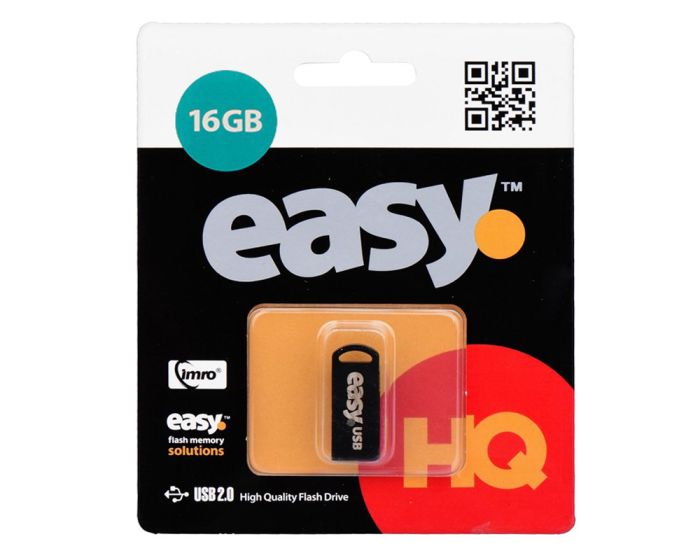 Imro Easy USB 2.0 Flash Drive Memory Stick 16GB Black