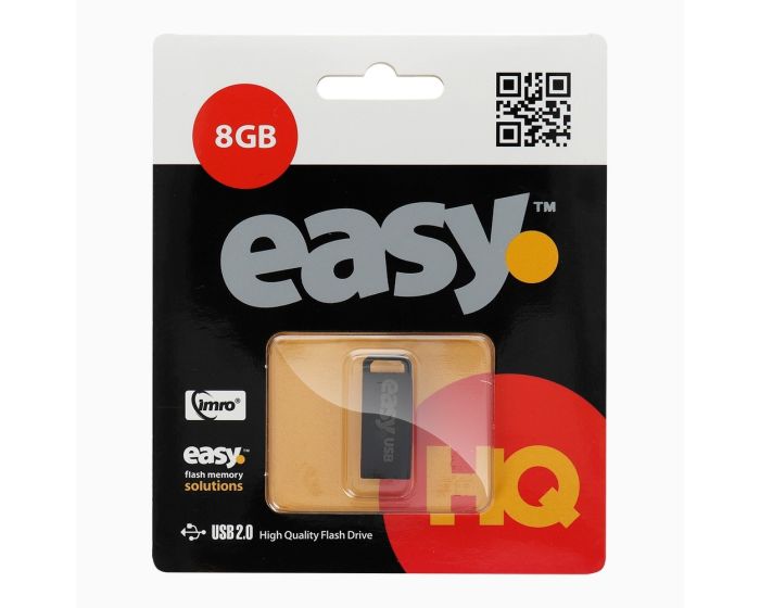 Imro Easy USB 2.0 Flash Drive Memory Stick 8GB Black