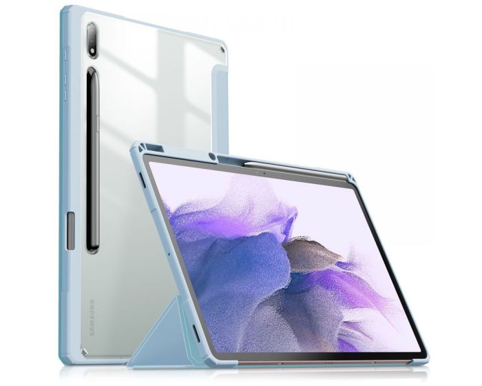 Infiland Crystal Book Case Θήκη με Δυνατότητα Stand - Blue (Samsung Galaxy Tab S7 FE 5G 12.4)