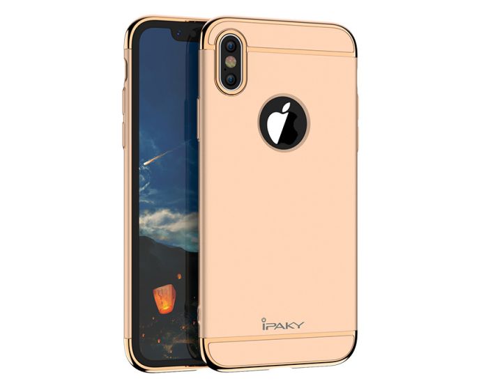 iPAKY Luxury Armor 3 in 1 Case Gold (iPhone X)