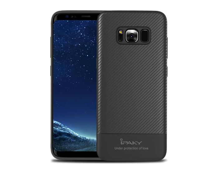 iPAKY Carbon Fiber Armor Case (26650) Grey (Samsung Galaxy S8 Plus)
