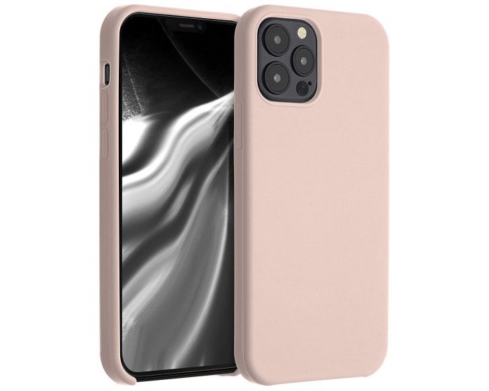 KWmobile Flexible Rubber Case Θήκη Σιλικόνης (52641.10) Dusty Pink (iPhone 12 / 12 Pro)