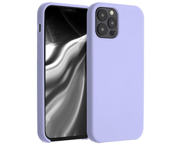 KWmobile Flexible Rubber Case Θήκη Σιλικόνης (52641.139) Light Lavender (iPhone 12 / 12 Pro)