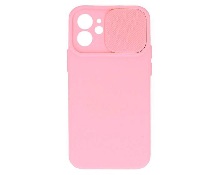 TPU Cover with Camshield Θήκη με Κάλυμμα Κάμερας - Light Pink (iPhone 11)