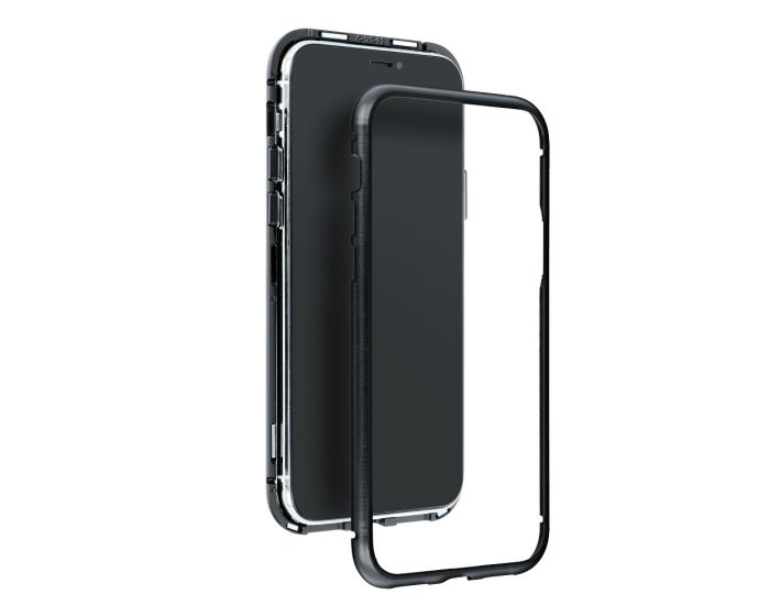 Magneto Bumper Case - Μαγνητική Θήκη Clear / Black (iPhone 12 Pro Max)
