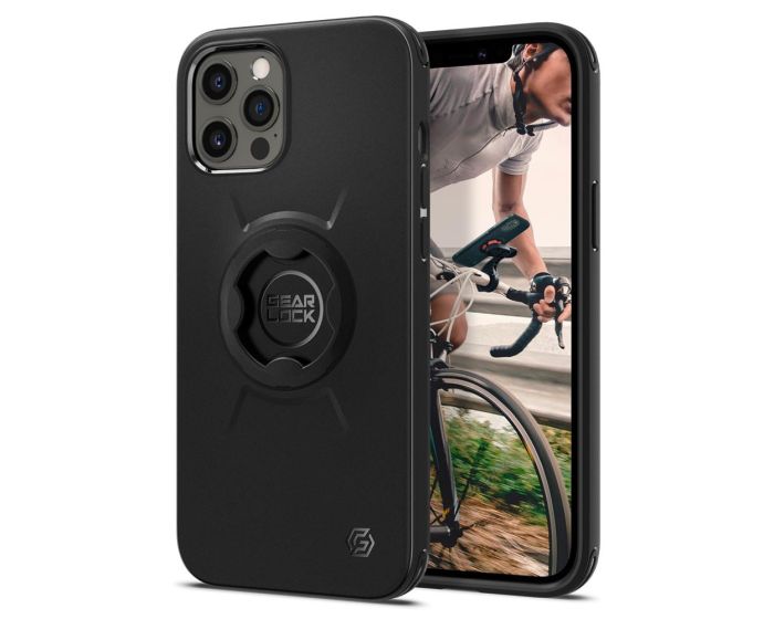 Spigen Gearlock GCF131 Bike Mount Case (ACS01587) Black (iPhone 12 Pro Max)