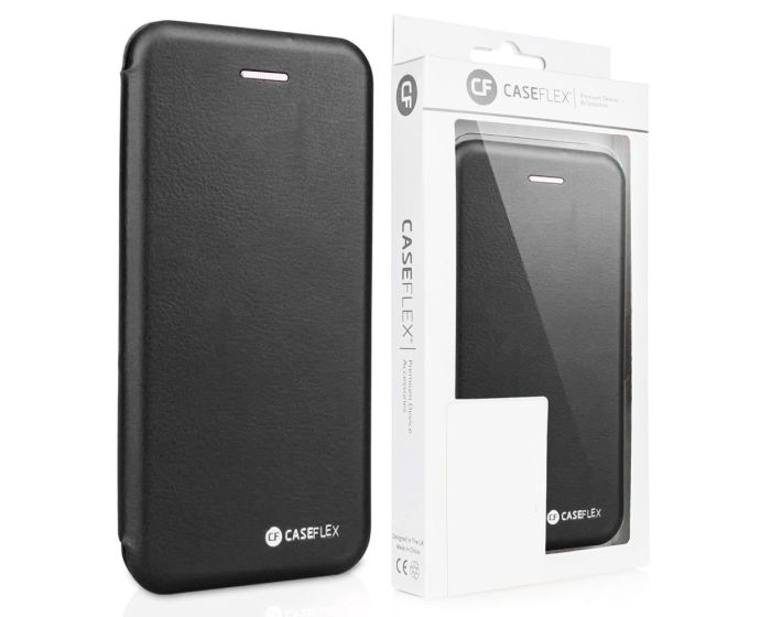 Caseflex Snap Wallet Case Θήκη Πορτοφόλι Black (iPhone X / Xs)