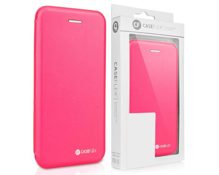 Caseflex Snap Wallet Case Θήκη Πορτοφόλι Hot Pink (iPhone X / Xs)