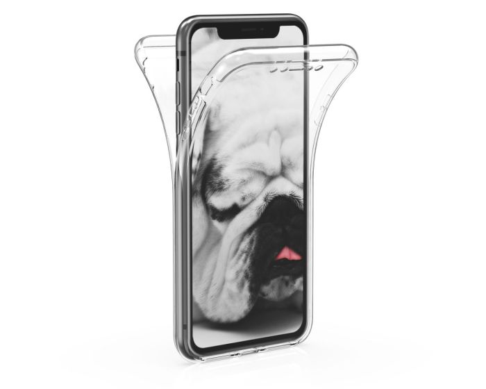 KWmobile Full Face Ultra Thin 0.3mm Silicone Case (46471.03) Όψης & Πλάτης Διάφανη (iPhone XR)