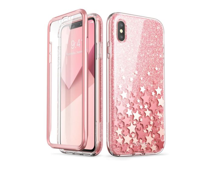 i-Blason Ανθεκτική Θήκη Cosmo Full Body Case With Built-In Screen Protector Pink (iPhone Xs Max)