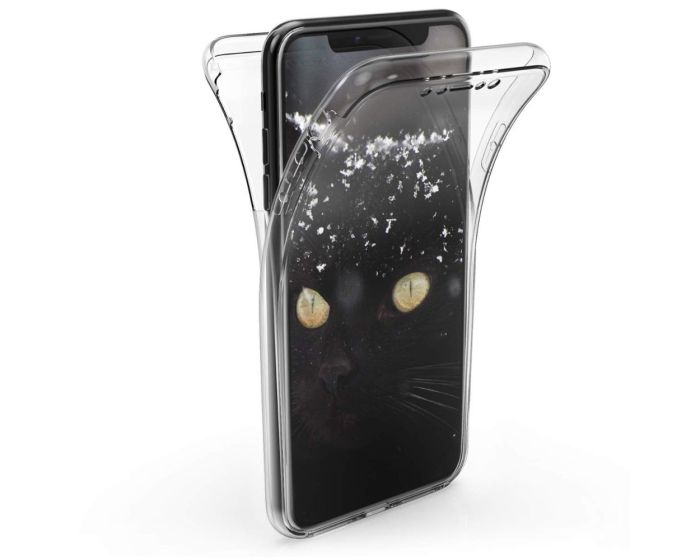 KWmobile Full Face Ultra Thin 0.3mm Silicone Case (45953.03) Όψης & Πλάτης Διάφανη (iPhone Xs Max)
