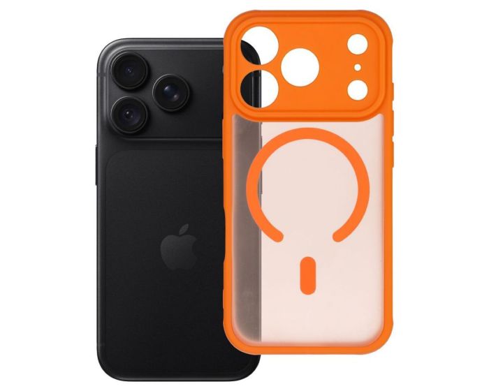 Full Matte Mag Cover MagSafe Hybrid Case Orange (iPhone 17 Pro / 18 Pro) - MT84494