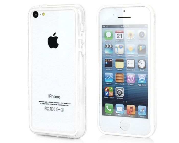 OEM Bumper Case Θήκη Πλαισίου - Λευκό (iPhone 5c)