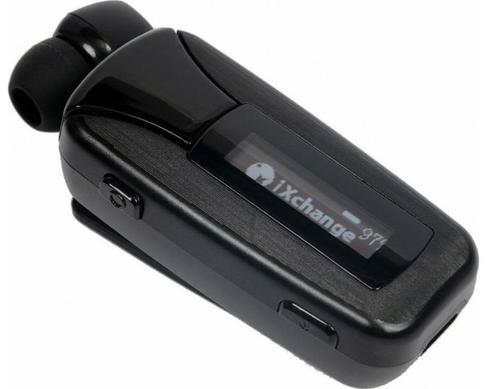 iXchange UA-51 LCD Mini Retractable Wireless Bluetooth Headset - Black