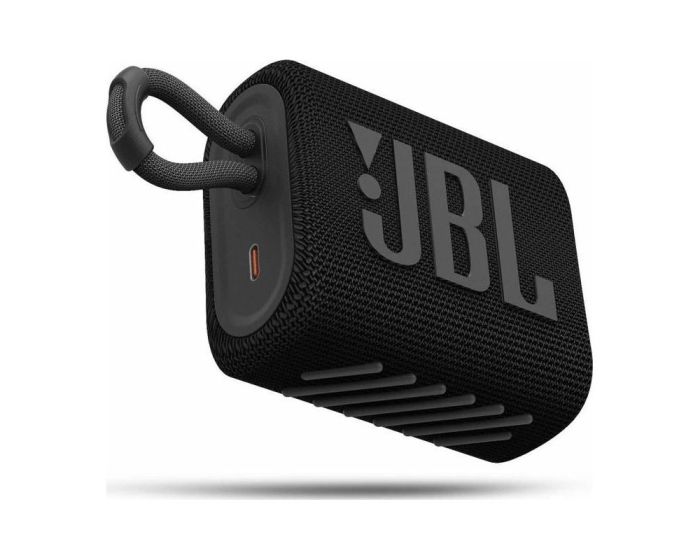 JBL Go 3 Bluetooth Speaker Αδιάβροχο Φορητό Ηχείο Black