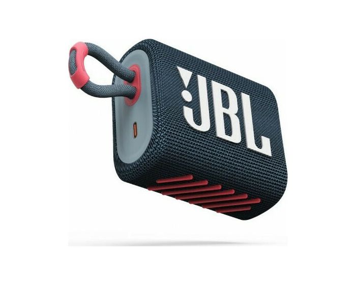 JBL Go 3 Bluetooth Speaker Αδιάβροχο Φορητό Ηχείο Blue Pink