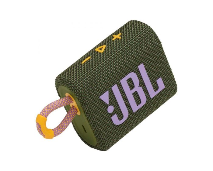 JBL Go 3 Bluetooth Speaker Αδιάβροχο Φορητό Ηχείο Green