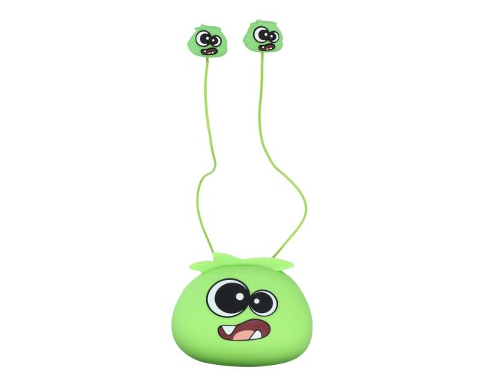 Jellie Monster YLFS-01 In-Ear Hands Free 3.5mm Παιδικά Ακουστικά - Frankie Green