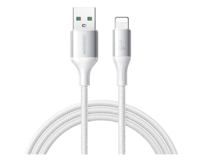 Joyroom S-A28 Flash Series Καλώδιο Φόρτισης USB to Lightning 3A 2m - White