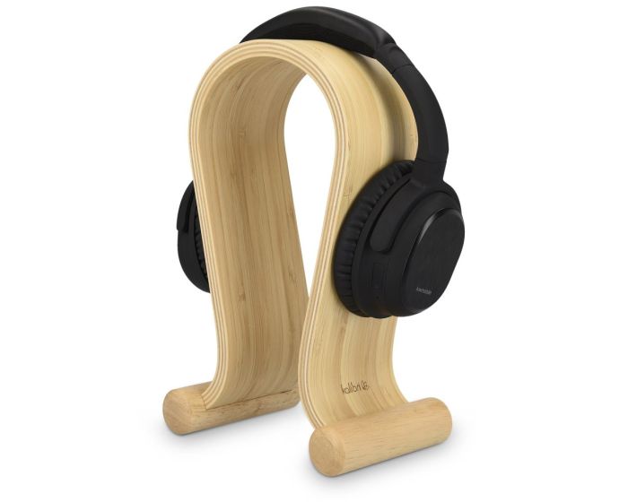 Kalibri Wooden Omega Design Headphone Stand Ξύλινη Βάση Στήριξης Ακουστικών (39069.24) Bamboo