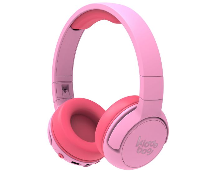 EGOBOO Kiddoboo Bluetooth Headphones Ασύρματα Παιδικά Ακουστικά - Flamingo (Pink)
