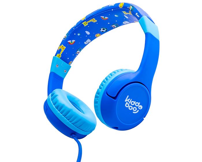 EGOBOO Kiddoboo Headphones Ενσύρματα Παιδικά Ακουστικά - Siel (Blue)
