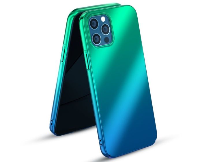 Kingxbar Aurora Thin Case Σκληρή Θήκη Blue / Green (iPhone 12 Pro Max)
