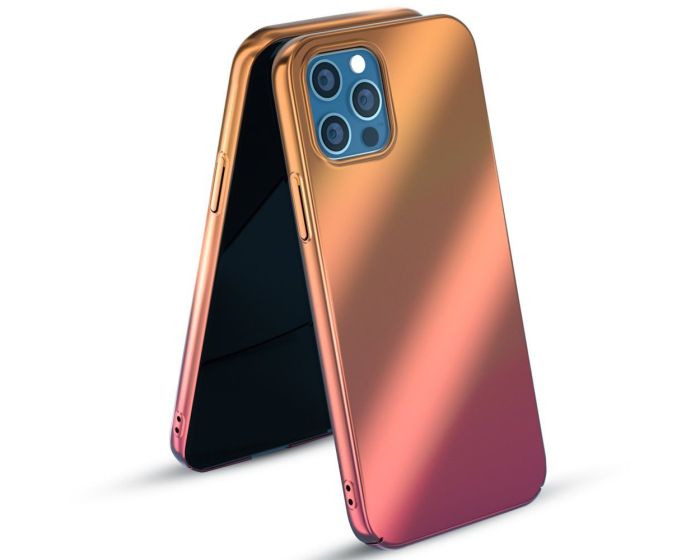 Kingxbar Aurora Thin Case Σκληρή Θήκη Red / Orange (iPhone 12 Pro Max)
