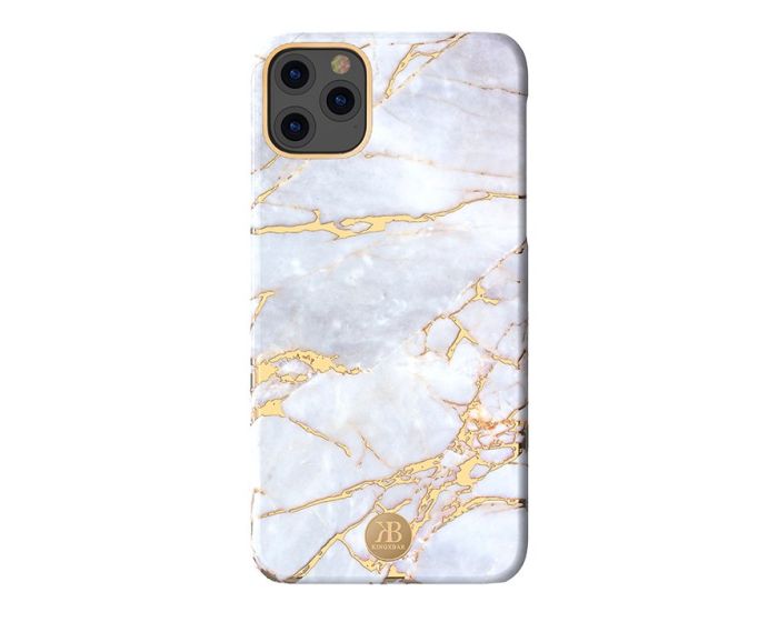 Kingxbar Marble Thin Case Σκληρή Θήκη White (iPhone 11 Pro)