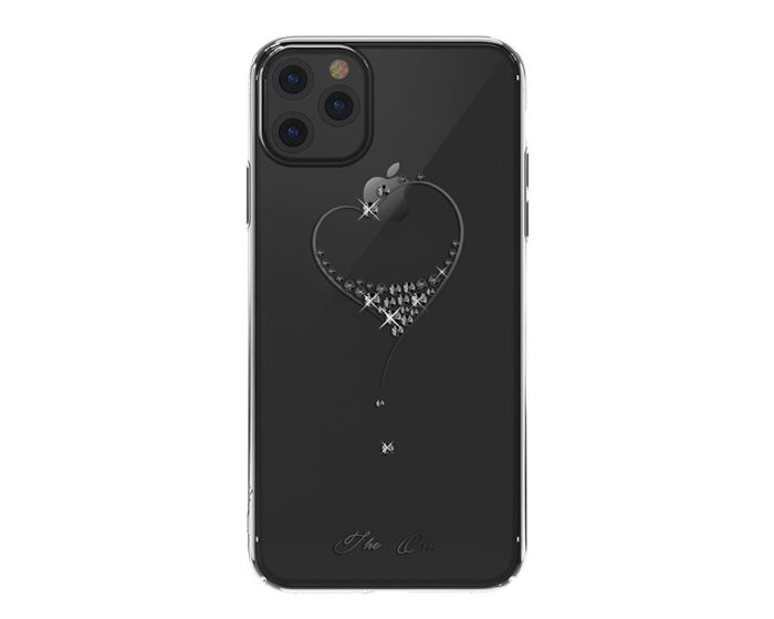Kingxbar Wish Thin Case Θήκη με Swarovski Crystals Clear / Black (iPhone 11 Pro)