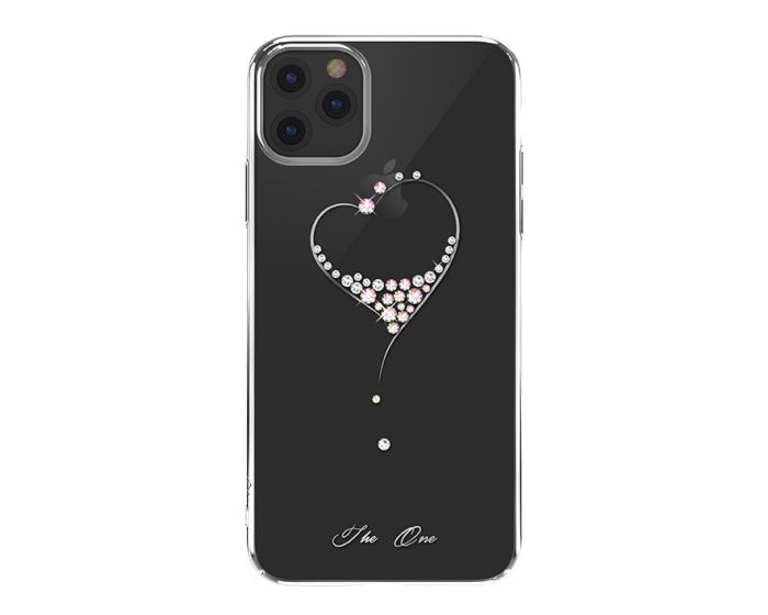 Kingxbar Wish Thin Case Θήκη με Swarovski Crystals Clear / Silver (iPhone 11 Pro Max)