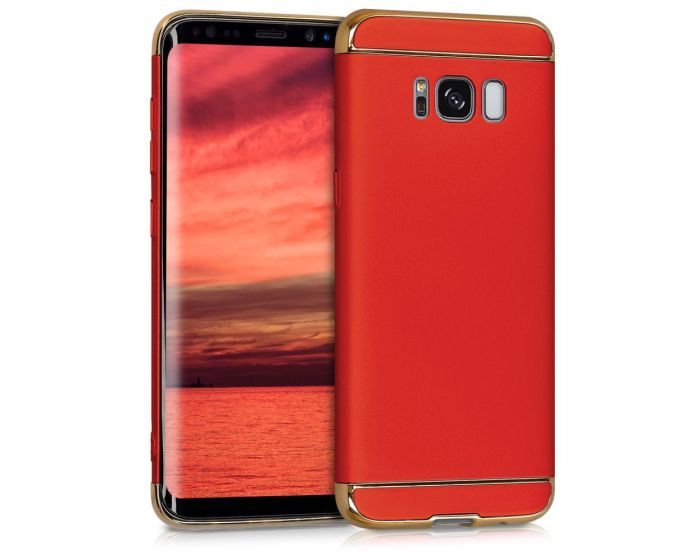 KWmobile Luxury Armor 3 in 1 Case (41811.09) Red Gold (Samsung Galaxy S8)
