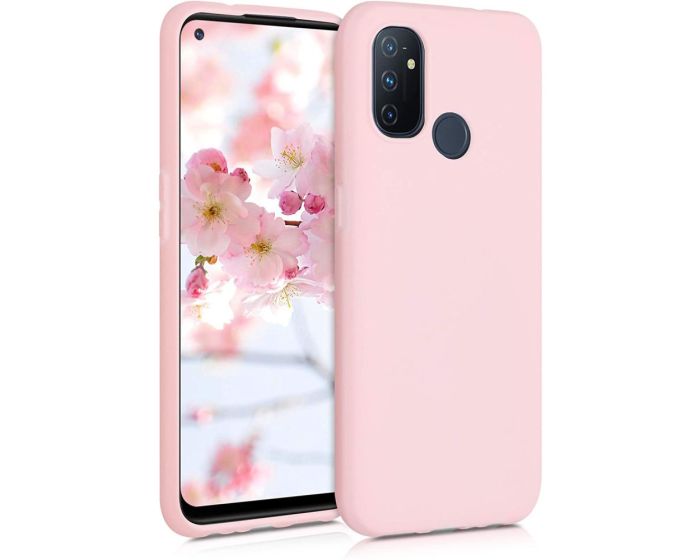 KWmobile TPU Silicone Case (53823.52) Antique Pink Matte (OnePlus Nord N100)